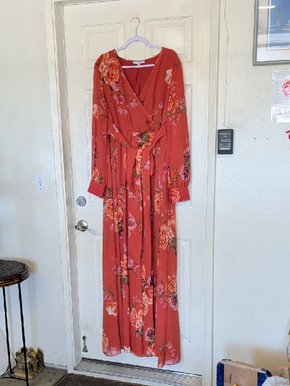 Baltic Born Lydia Maxi Dress Rust Floral Women XXXL - Picture 2 of 7